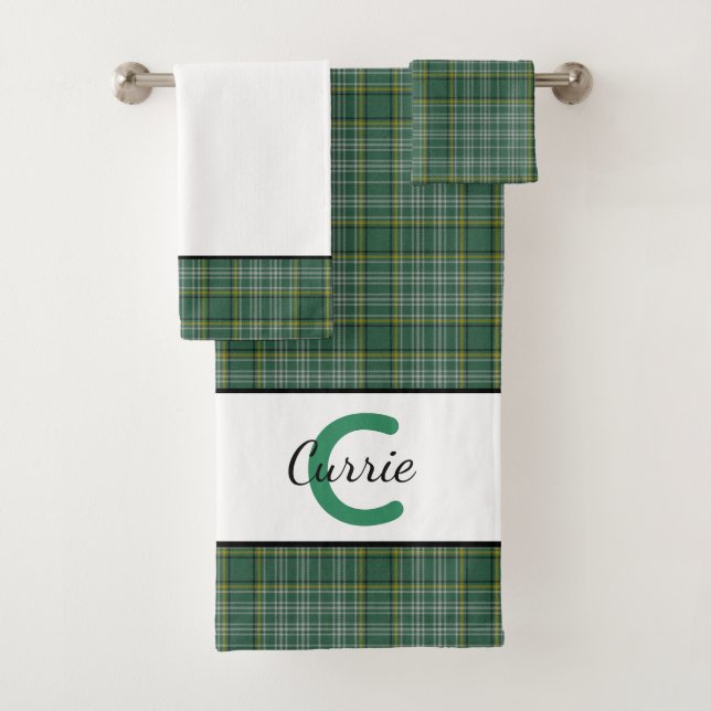 Clan CurrieTartan Ensemble de serviettes de bain m (En situation)