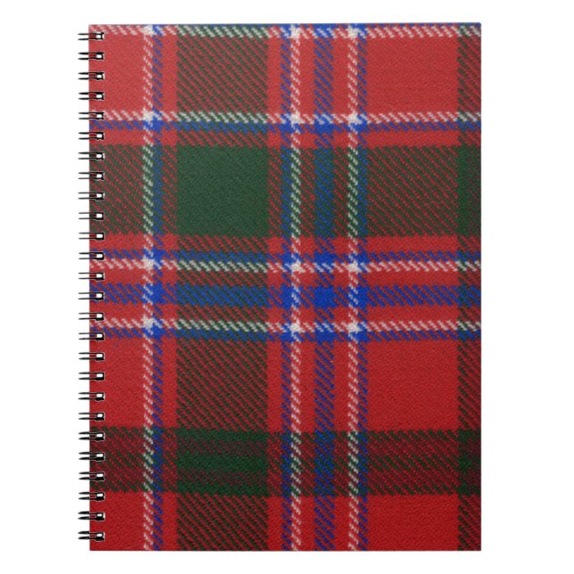 Clan Dalzell Tartan Notizblock (Vorderseite)