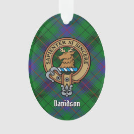 Clan Davidson Crest sur Tartan