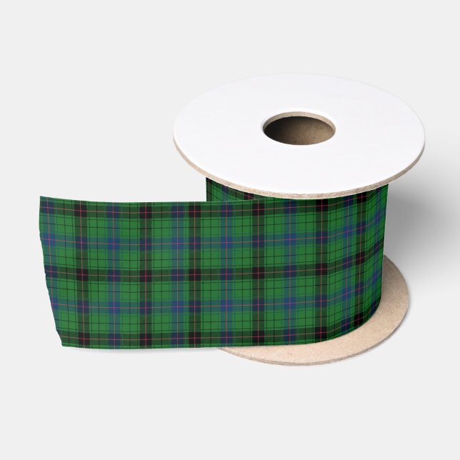 Clan Davidson Kariert Tartan Green Checkered Satinband (Spule)