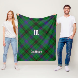 Clan Davidson Tartan Fleecedecke