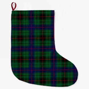 Clan Davidson Tartan Kariert Großer Weihnachtsstrumpf