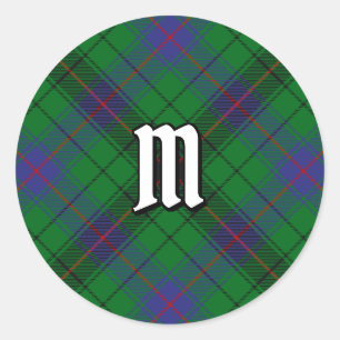 Clan Davidson Tartan Runder Aufkleber