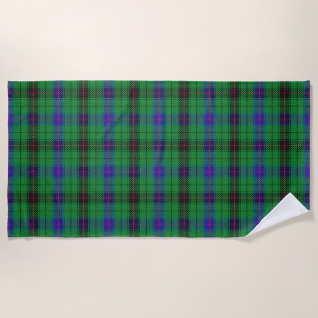 Clan Davidson Tartan Strandtuch (Vorderseite)