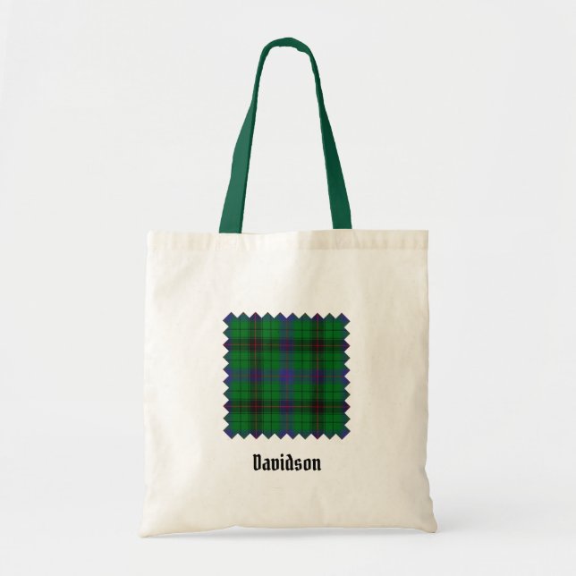 Clan Davidson Tartan Tragetasche (Vorne)
