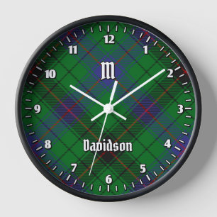 Clan Davidson Tartan Uhr