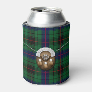 Clan Davidson Tartan und Sporran Dosenkühler