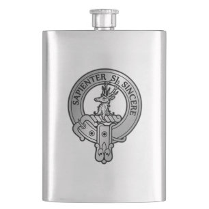 Clan Davidson Wappen Flachmann
