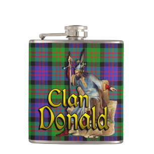 Clan Donald Old Scotland Flask Flachmann