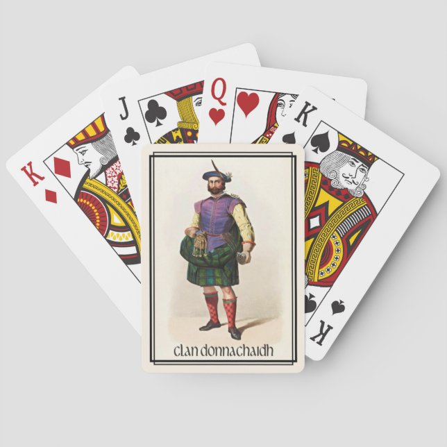 Clan Donnachaidh Classic Schottland Spielkarten (Rückseite)