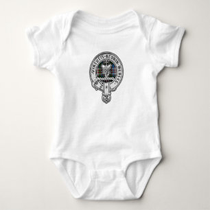 Clan Donnachaidh (Robertson) Wappen & Dress Tartan Baby Strampler