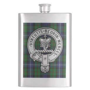 Clan Donnachaidh (Robertson) Wappen / Hunting Tart Flachmann