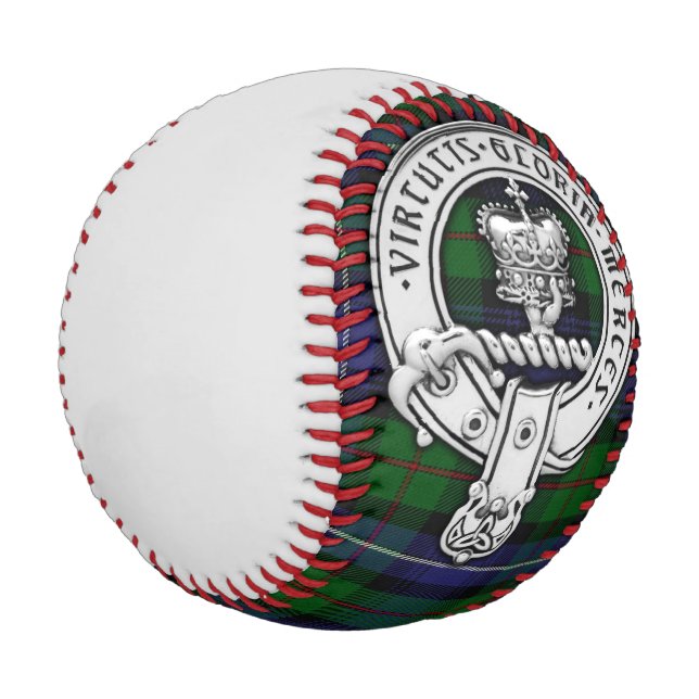 Clan Donnachaidh (Robertson) Wappen /Jagd Tartan Baseball (Schrägansicht)