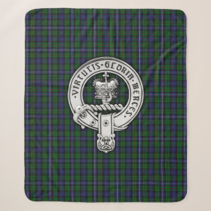 Clan Donnachaidh (Robertson) Wappen /Jagd Tartan Sherpadecke