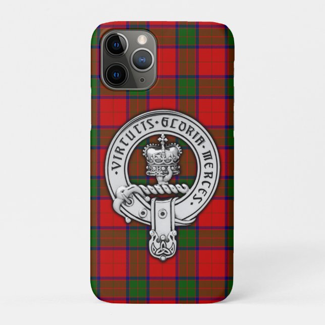 Clan Donnachaidh (Robertson) Wappen & Tartan Case-Mate iPhone Hülle (Rückseite)