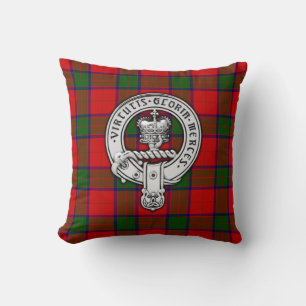 Clan Donnachaidh (Robertson) Wappen & Tartan Kissen