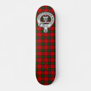 Clan Donnachaidh (Robertson) Wappen & Tartan Skateboard