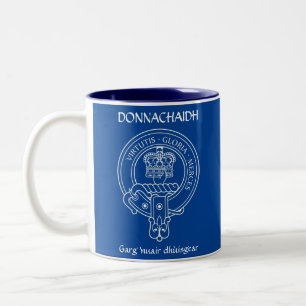 Clan Donnachaidh (Robertson) Wappen & War Cry Zweifarbige Tasse