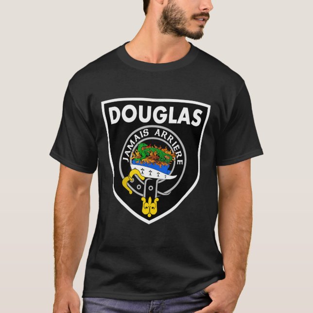 Clan Douglas badge "Salamander in Flames" T-shirt (Devant)