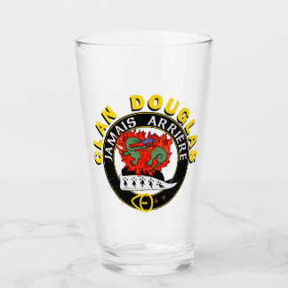 Clan Douglas "Jamais Arrière" Tumbler en verre 16o