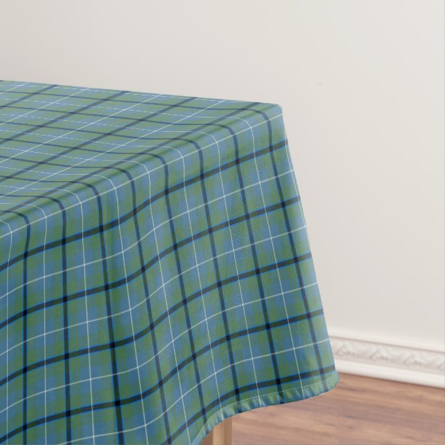 Clan Douglas Light Blue Ancient Scottish Tartan Tischdecke (Beispiel)