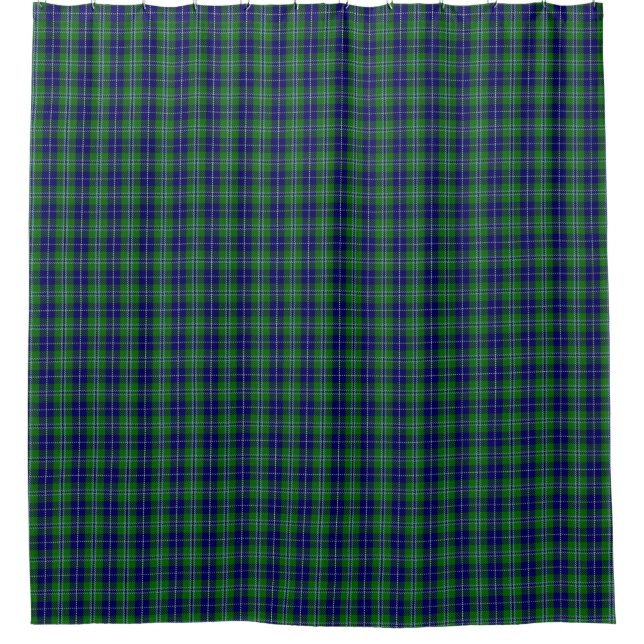 Clan-Douglas schottischer Tartan-Duschvorhang Duschvorhang (Vorderseite)