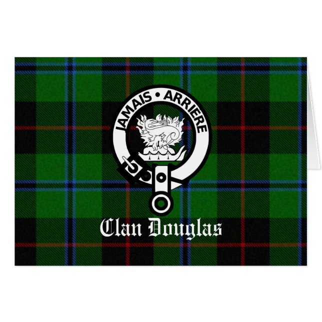 Clan Douglas Tartan Crest (Devant horizontal)