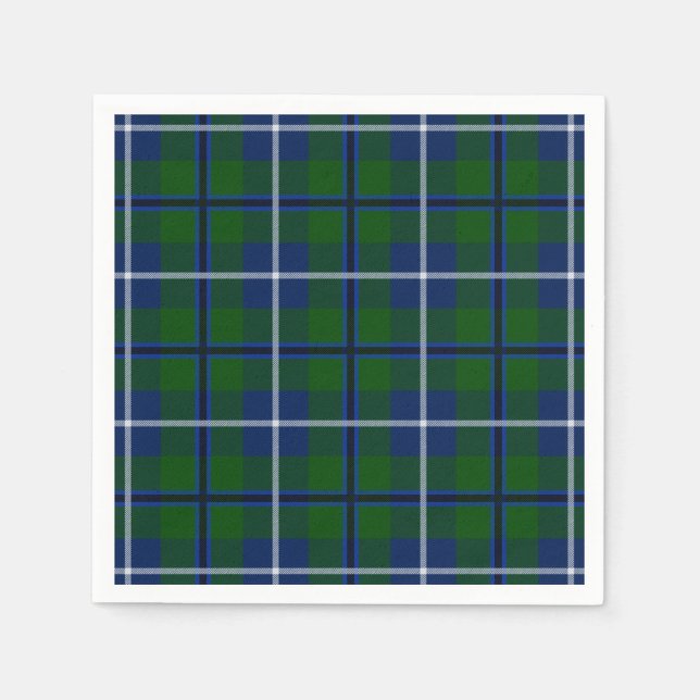 Clan Douglas Tartan Serviette (Vorderseite)