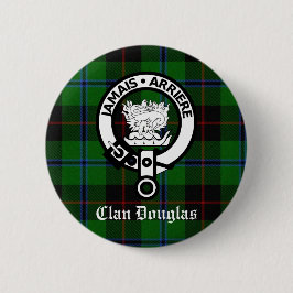 Clan Douglas Tartan Wappen Button