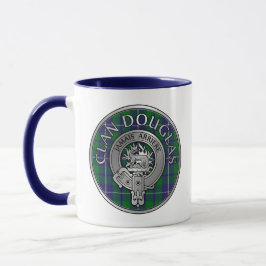 Clan Douglas Wappen & Tartan Tasse