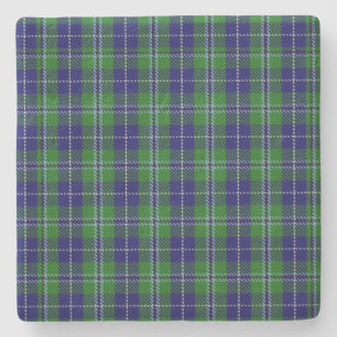 Clan-Douglastartan-karierter SteinUntersetzer