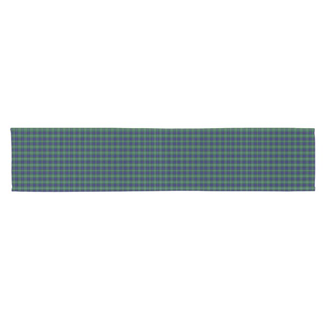 Clan-Douglastartan-karierter Tabellen-Läufer Kurzer Tischläufer (Horizontal)