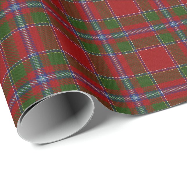 Clan Drummond ScottishTartan Geschenkpapier (Rolleneckpunkt)