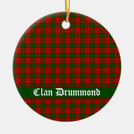Clan Drummond Tartan individuell anpassbar Keramik Ornament