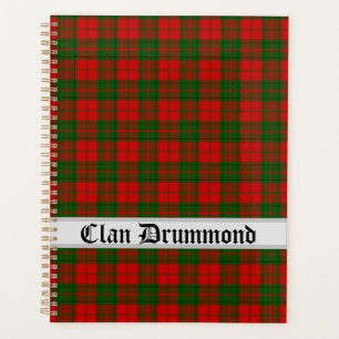 Clan Drummond Tartan individuell anpassbar Planer