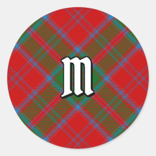 Clan Drummond Tartan Runder Aufkleber