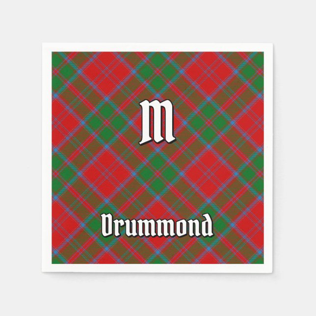 Clan Drummond Tartan Serviette (Vorderseite)