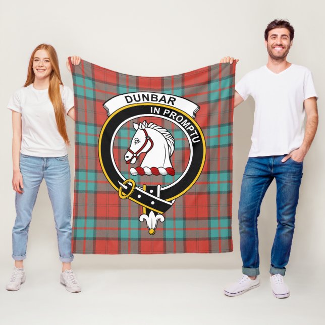 Clan Dunbar Ancient Tartan Kariert Fleecedecke (Beispiel)