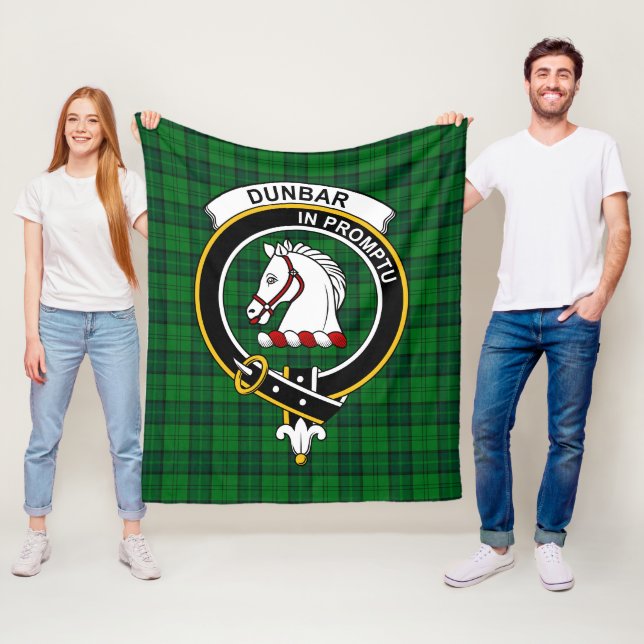 Clan Dunbar Jagd Tartan Kariert Fleecedecke (Beispiel)