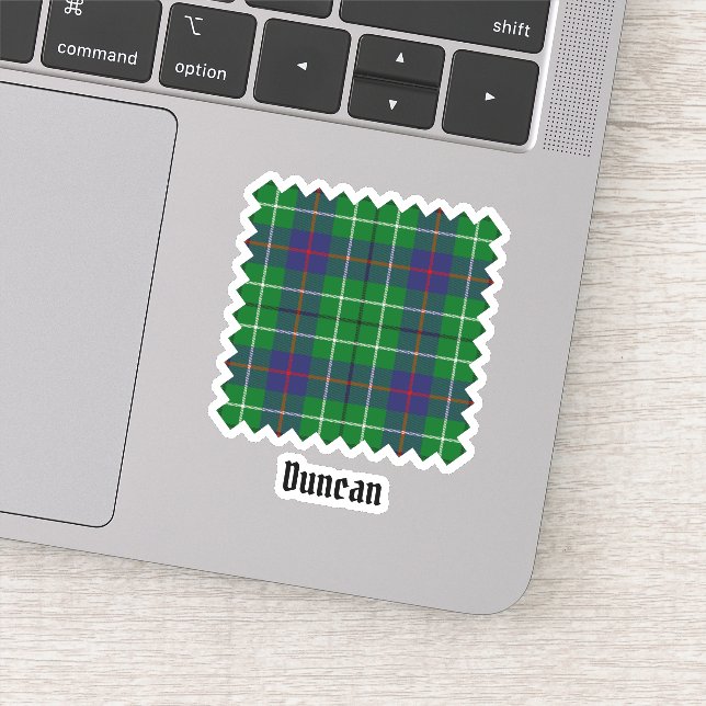Clan-Duncan-Tartan Aufkleber (Detail)