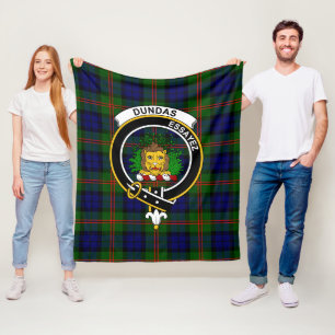 Clan Dundas Tartan Kariert Fleecedecke