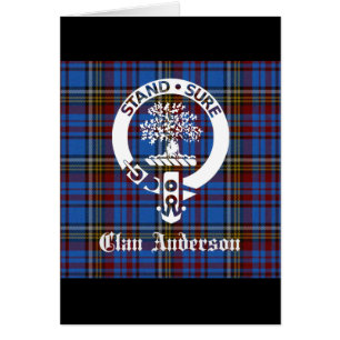 Clan écossais Anderson Crest & Tartan