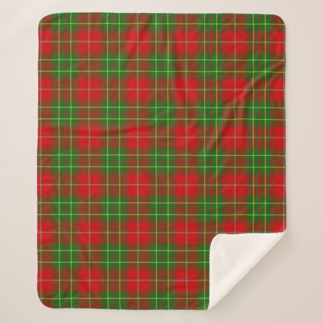 Clan écossais Burnett Tartan Plaid (Devant)