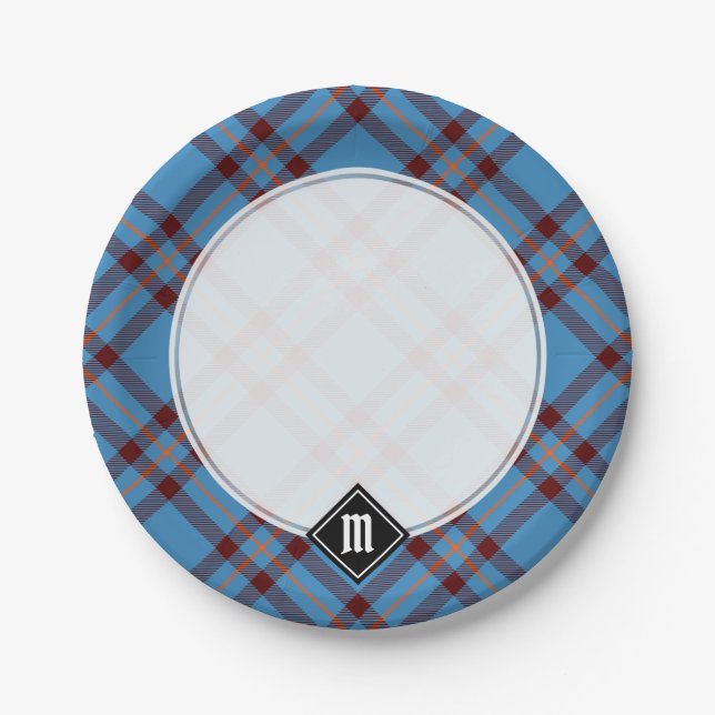 Clan Elliot Ancient Tartan Paper Tellers Pappteller (Vorderseite)