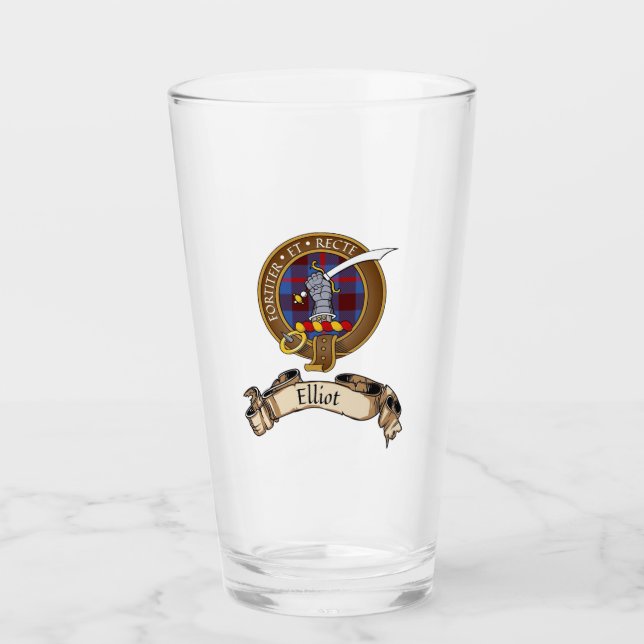 Clan Elliot Glass Glas (Vorderseite)