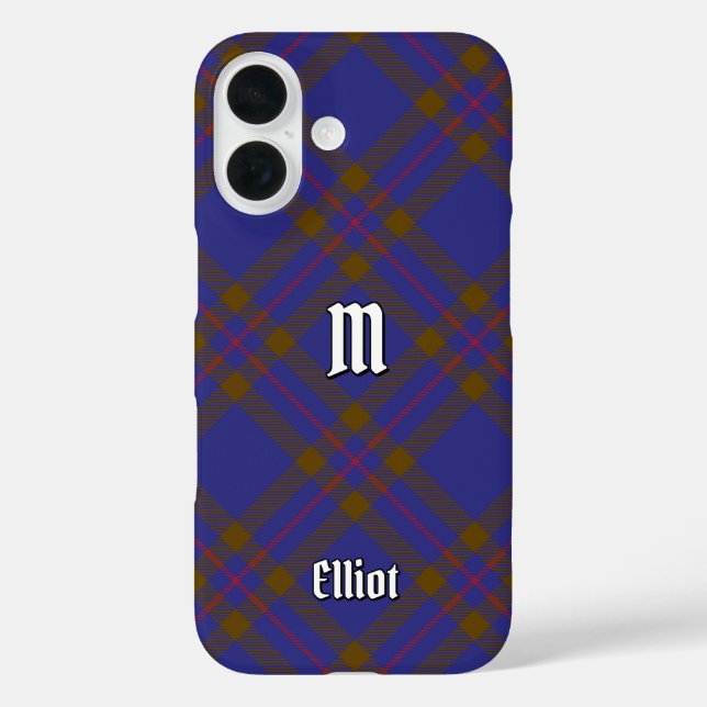 Clan Elliot Modern Tartan Case-Mate iPhone Case (Rückseite)
