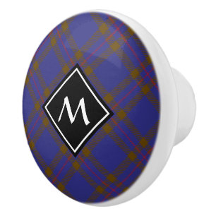 Clan Elliot Modern Tartan Keramik Knob Keramikknauf