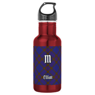 Clan Elliot Moderne Tartan-Stahl-Wasserflasche Edelstahlflasche