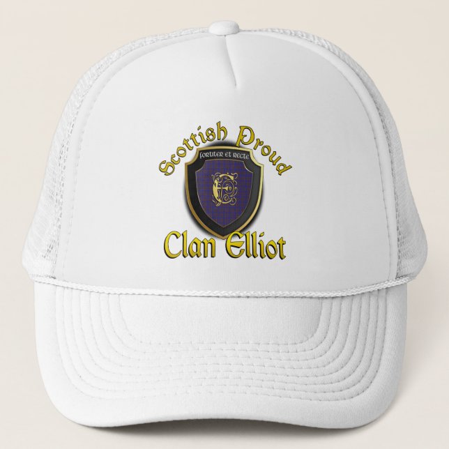 Clan Elliot Scottish Dynsty Cap Truckerkappe (Vorderseite)