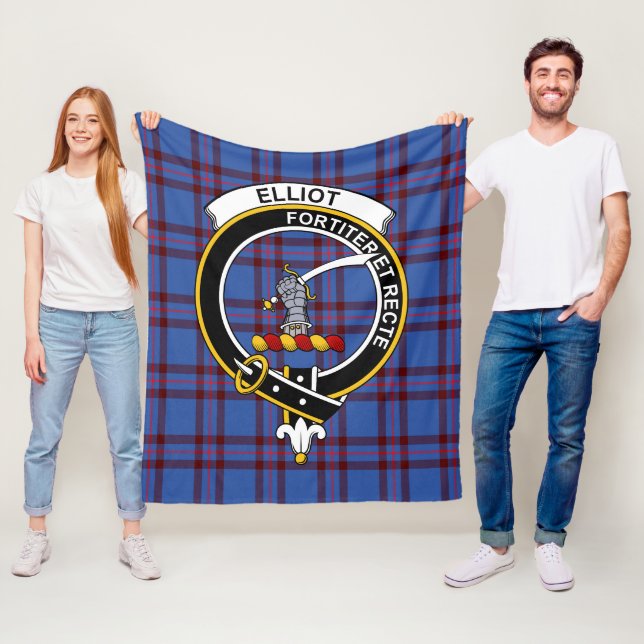 Clan Elliot Tartan Kariert Fleecedecke (Beispiel)